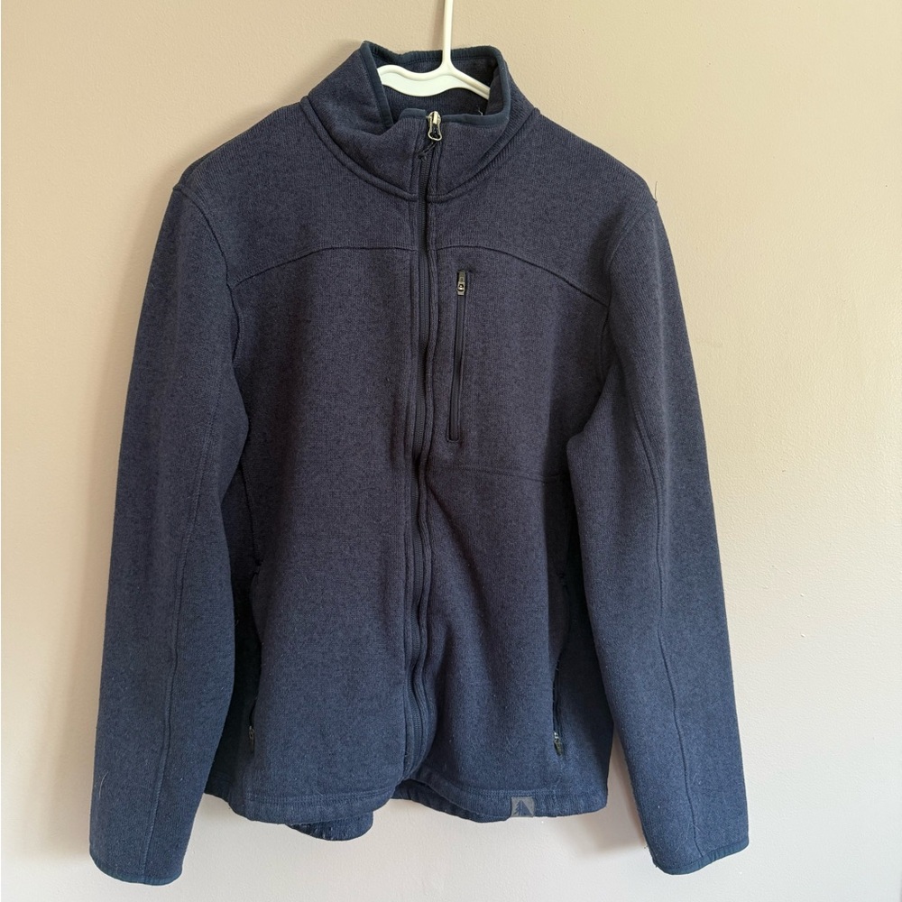 Men’s Navy Blue L.L. Bean Fleece Jacket